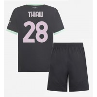 AC Milan Malick Thiaw #28 Fußballbekleidung 3rd trikot Kinder 2024-25 Kurzarm (+ kurze hosen)